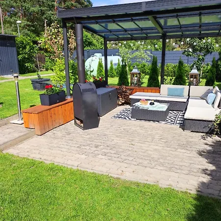 Semesterbostad Wellness Ferienhaus Bergheide Michendorf